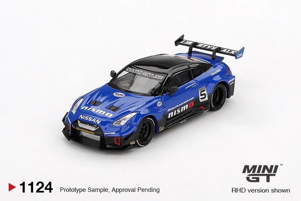 Mini GT LB-Silhouette WORKS GT NISSAN 35GT-RR Ver.2 Blue 1124 ürün görseli 1