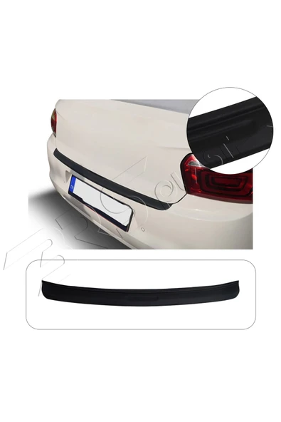 BRSPLAST Peugeot 301 Uyumlu 2013 Ve Üzeri Abs Geniş Arka Tampon Üstü Koruma ürün görseli 1