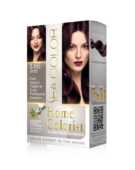 Home Colorist Set Boya 3.66 Kızıl Mor ürün görseli 1
