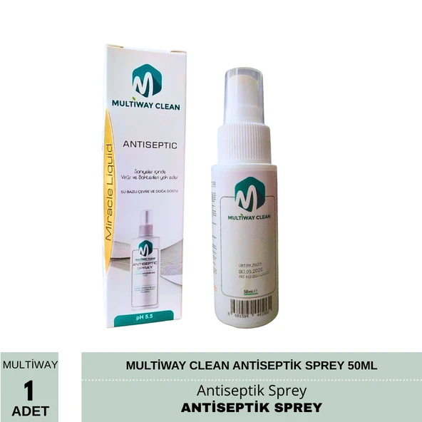 Multiway Clean Antiseptik Sprey 50ml 1 Adet - Resim 2