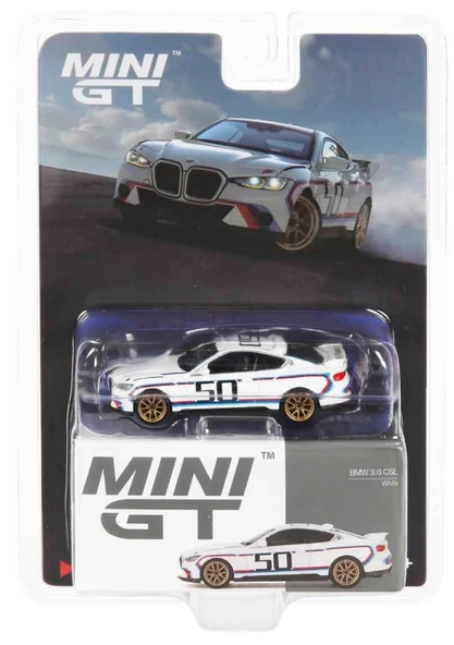 Mini GT BMW 3.0 CSL White BL 863 ürün görseli 1