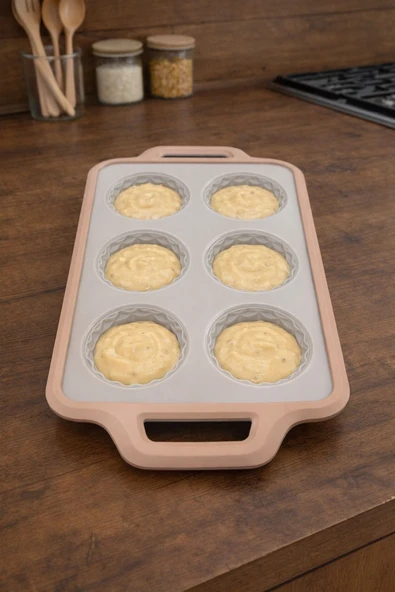 AROW Taffy Silikon Muffin kabı - Resim 3