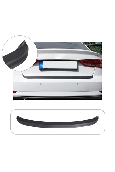 BRSPLAST Audi A3 Sedan Uyumlu 2016-2020 Geniş Model Abs Arka Tampon Üstü Koruma ürün görseli 1
