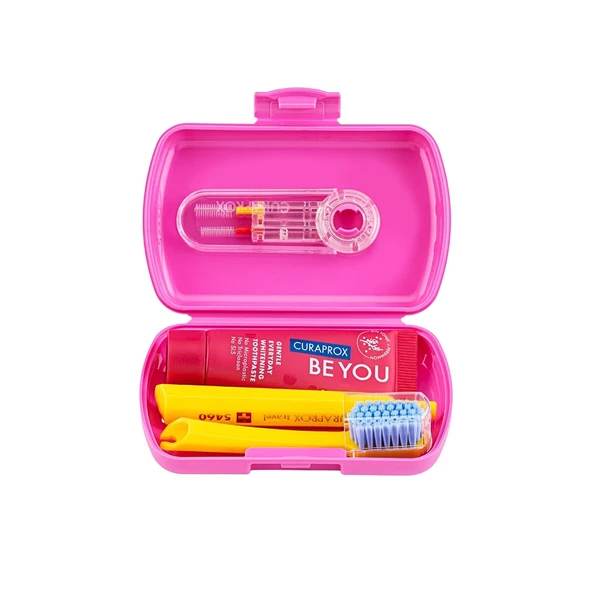 Curaprox Be You Travel Set Pembe ürün görseli 1