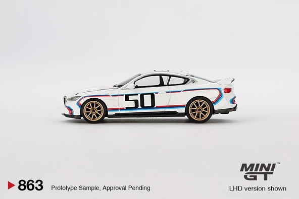 Mini GT BMW 3.0 CSL White BL 863 - Resim 4