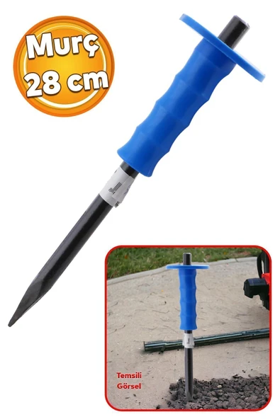 Kırıcı Uç Beton Kaya Taş Maden Manuel Delici Murç Hilti Ucu 28 cm ürün görseli 1