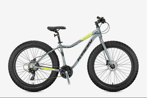 Kron FXC500 26 Jant 17K 21Vites H.Disk Dağ Bisiklet Nardo Gri Siyah Neon Sarı ürün görseli 1