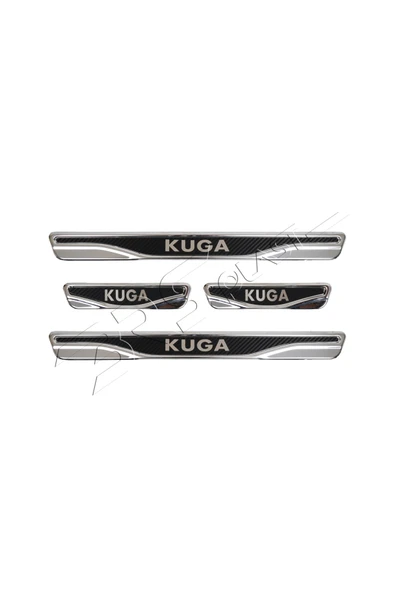BRSPLAST Ford Kuga Uyumlu Kapı Eşiği Karbon Krom 4 Parça ürün görseli 1