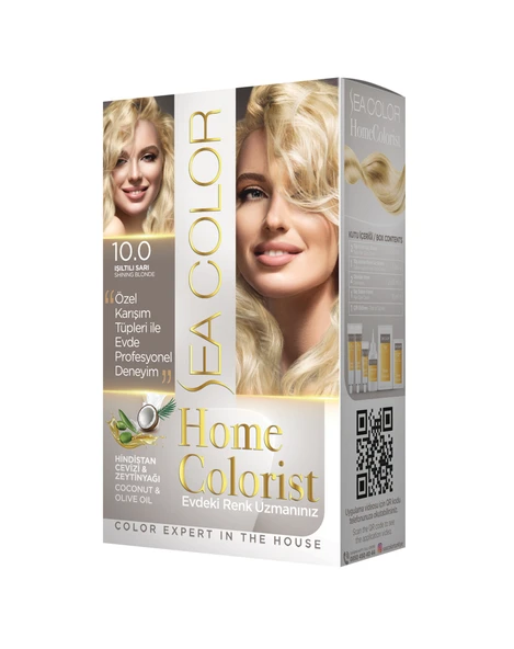 Home Colorist Set Boya 10.0 Işıltılı Sarı ürün görseli 1