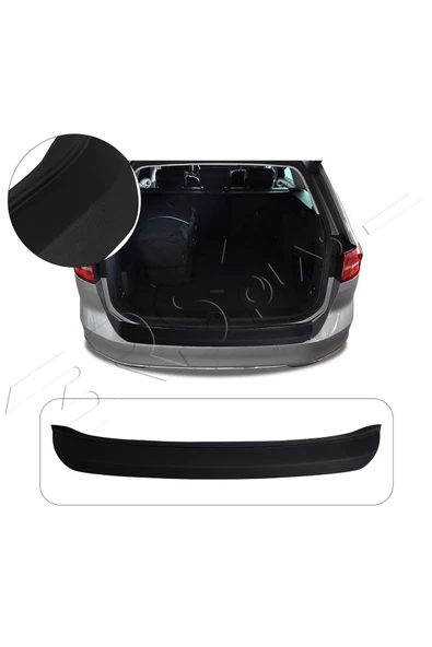 BRSPLAST Volkswagen Passat B8 Sedan Uyumlu 2015-2019 Abs Geniş Arka Tampon Üstü Koruma ürün görseli 1