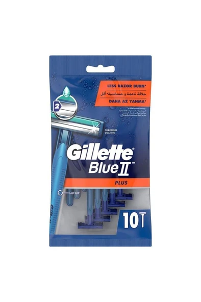 Gillette Blue2 Plus Kullan At Tıraş Bıçağı 10'lu ürün görseli 1