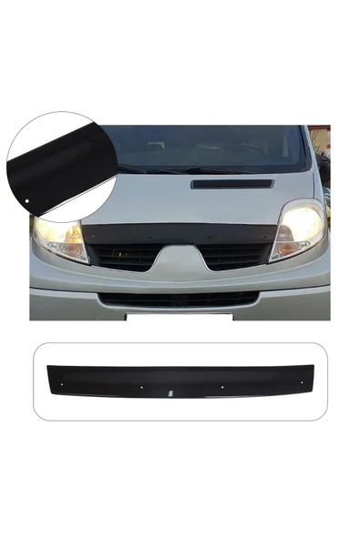 BRSPLAST Renault Trafic Uyumlu 2001-2014 Abs Kaput Rüzgarlığı Kısa Model ürün görseli 1