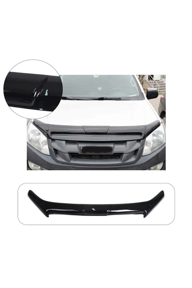 BRSPLAST Isuzu D-Max Uyumlu 2002 Ve Üzeri Abs Kaput Rüzgarlığı ürün görseli 1