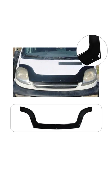 BRSPLAST Opel Vivaro Uyumlu 2001-2014 Abs Kaput Rüzgarlığı Uzun Model ürün görseli 1
