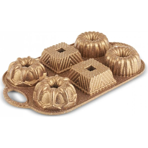 Noxis 6'lı Muffin Döküm Kek Kalıbı - Resim 5