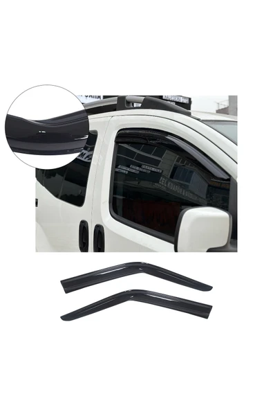 BRSPLAST Fiat Doblo Uyumlu 2010-2023 Abs Cam Rüzgarlığı 2 Parça ürün görseli 1