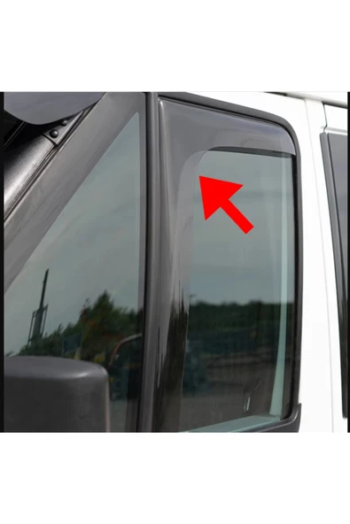 BRSPLAST Ford Transit Uyumlu 2002-2012 Geçmeli Abs Cam Rüzgarlığı 2 Parça ürün görseli 1