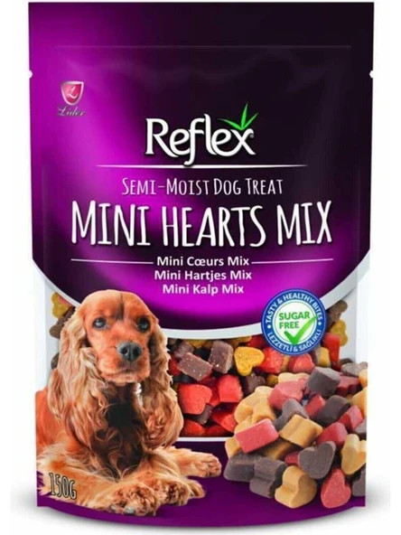 Reflex Plus Köpek Ödülü Mini Kalp Mix 150 gr ürün görseli 1