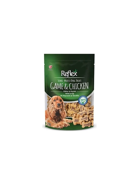 Reflex Av Hayvanlı ve Tavuklu Yarı Yumuşak Köpek Ödül Maması 150 gr ürün görseli 1