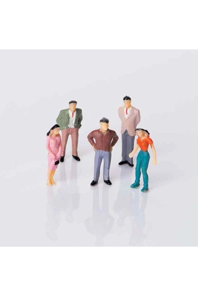 Maket Renkli Insan Figürü 1/25 2 Li ürün görseli 1
