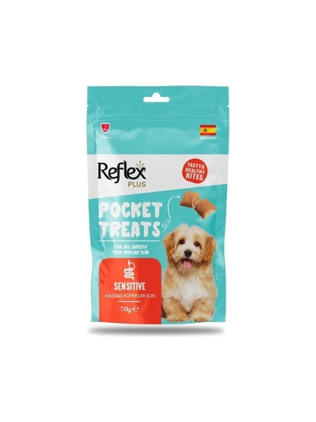 Reflex Plus Pocket Treats Hassas Köpekler Için Köpek Ödül Maması 70 gr x 3 Adet ürün görseli 1