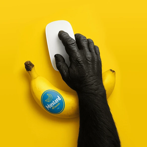 Mustard Banana Mouse Bilek Desteği - Resim 2