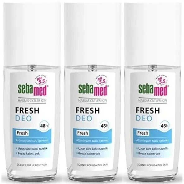 Sebamed Deodorant Sprey 75 ML Fresh (3 Lü Set) ürün görseli 1