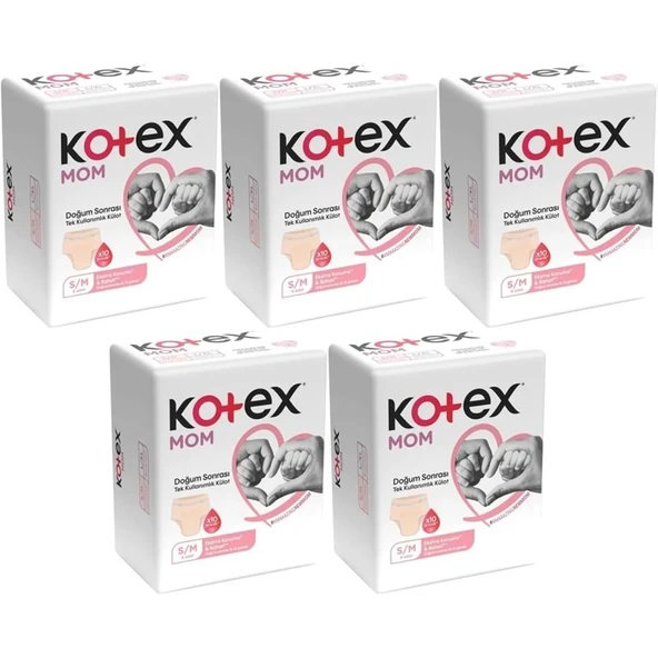 Kotex Mom Lohusa Külodu - Külot Bez S - Small - Küçük / M - Medium - Orta 40 Lı Set (5PK*8) ürün görseli 1