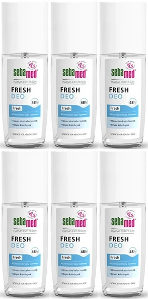 Sebamed Deodorant Sprey 75 ML Fresh (6 Lı Set) ürün görseli 1