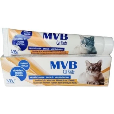 MBV Mvb Cat Paste Kedi Vitamin Macunu 50 gr - Tüy Dökümü Önleyici ve Biotinli ürün görseli 1