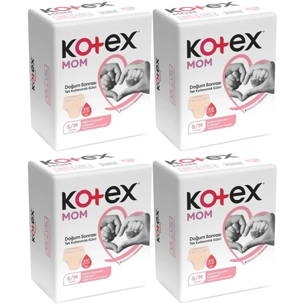 Kotex Mom Lohusa Külodu - Külot Bez S - Small - Küçük / M - Medium - Orta 32 Li Set (4PK*8) ürün görseli 1