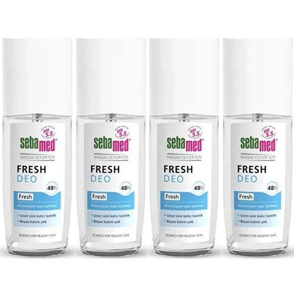 Sebamed Deodorant Sprey 75 ML Fresh (4 Lü Set) ürün görseli 1