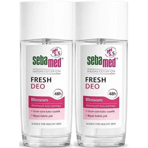 Sebamed Deodorant Sprey 75 ML Fresh Blossom (2 Li Set) ürün görseli 1