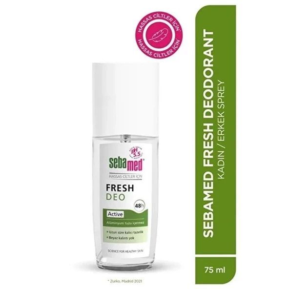 Sebamed Deodorant Sprey 75 ML Fresh Active (6 Lı Set) - Resim 2