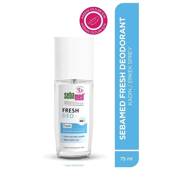 Sebamed Deodorant Sprey 75 ML Fresh ürün görseli 1