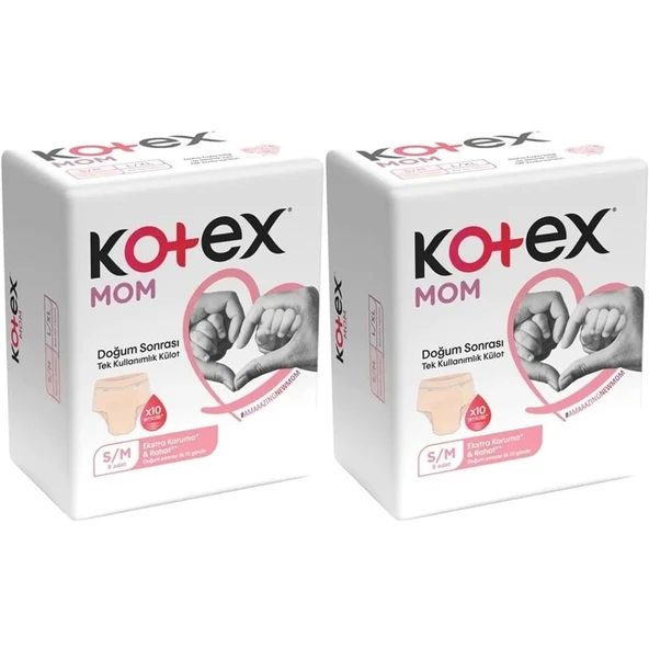 Kotex Mom Lohusa Külodu - Külot Bez S - Small - Küçük / M - Medium - Orta 16 Lı Set (2PK*8) ürün görseli 1