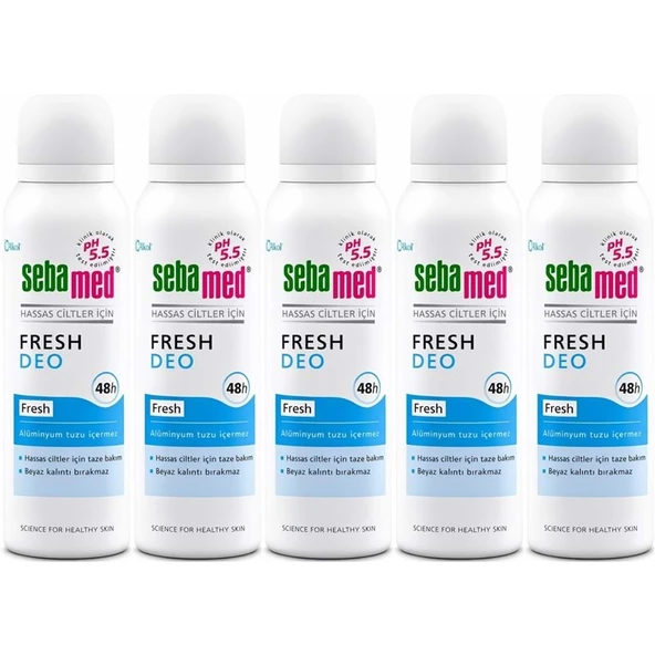 Sebamed Deodorant Aerosol 150 ML Fresh (5 Li Set) ürün görseli 1