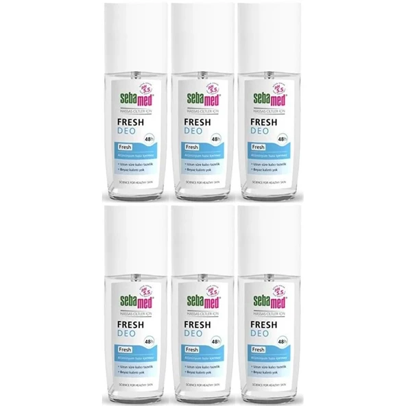 Sebamed Deodorant Sprey 75 ML Fresh (6 Lı Set) ürün görseli 1