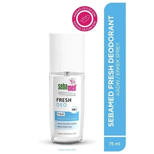 Sebamed Deodorant Sprey 75 ML Fresh (4 Lü Set) - Resim 2