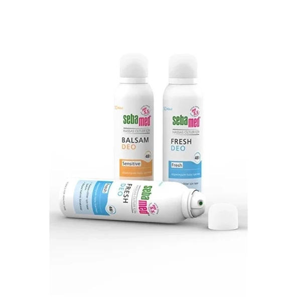 Sebamed Deodorant Aerosol 150 ML Fresh (2 Li Set) - Resim 6