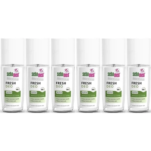 Sebamed Deodorant Sprey 75 ML Fresh Active (6 Lı Set) ürün görseli 1