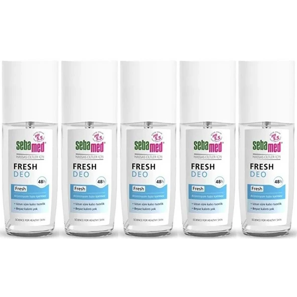 Sebamed Deodorant Sprey 75 ML Fresh (5 Li Set) ürün görseli 1