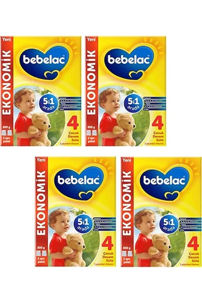 BEBELAC 4 800 GR 4 ADET ürün görseli 1