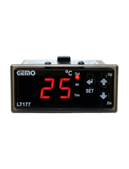 Gemo LT177N-230VAC-R Isıtma/Soğutma Fonksiyonlu ON/OFF Sıcaklık Kontrol Cihazı + GM-NTC-105C Prob ürün görseli 1