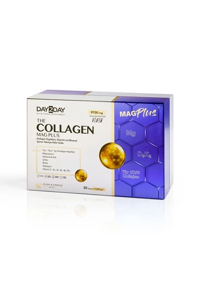 Day2Day The Collagen Mag Plus Çilek Karpuz Aromalı 30 Saşe ürün görseli 1