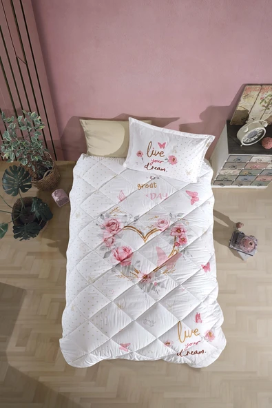 Clasy %100 Pamuk Tek Kişilik Uyku Seti Dream Bej ürün görseli 1