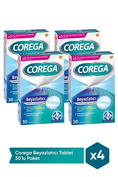 SUPER COREGA BEYAZLATICI TB 30 ADET 4 ADET ürün görseli 1
