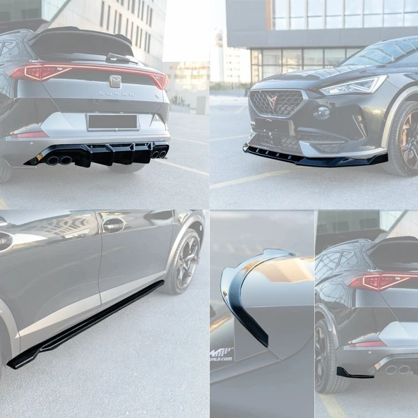 AUTOGP Cupra formentor aero kit tampon ekleri ve difüzör seti 2020 / 2024 ürün görseli 1