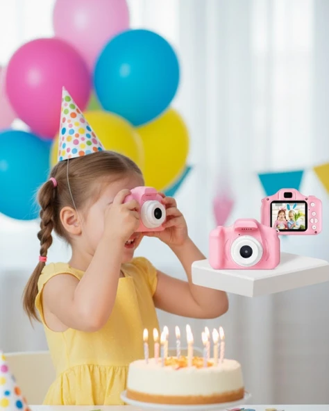 Mini Dijital Kamera HD Video Kayıt ve Fotoğraf Çekim Özellikli USB Şarjlı Taşınabilir Cihaz ürün görseli 1