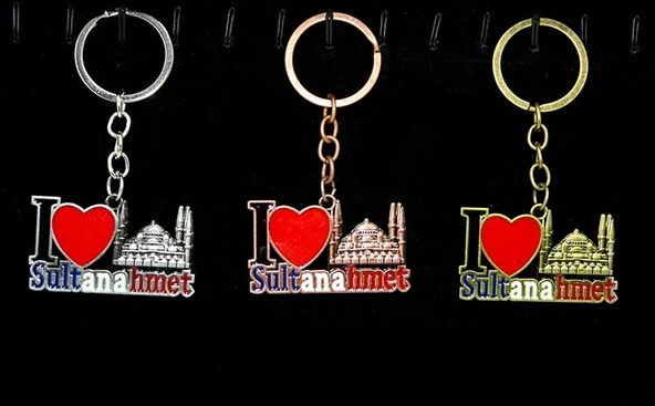 Metal Sultanahmet Anahtarlık Alk2216 ürün görseli 1